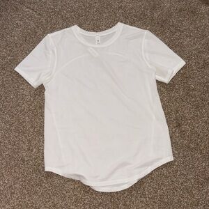 White lululemon shirt size 2